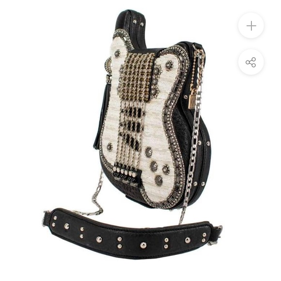 Mary Frances Greatest Hits Crossbody Guitar handbag Never Used! - Picture 3 of 10